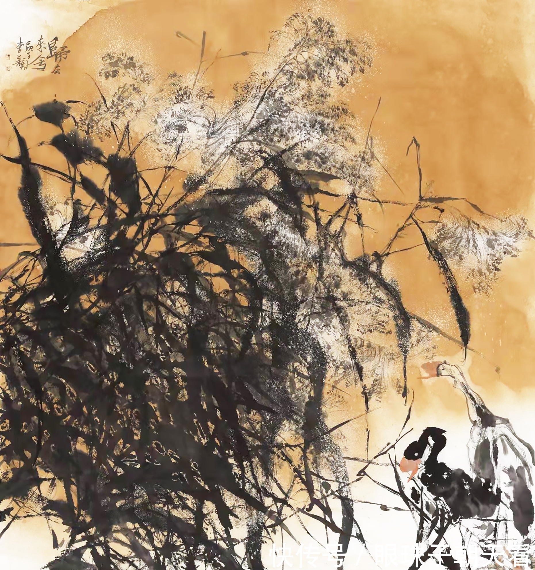 李颖@「直击书画」诗人、画家李颖“以文入画,以诗赋意”