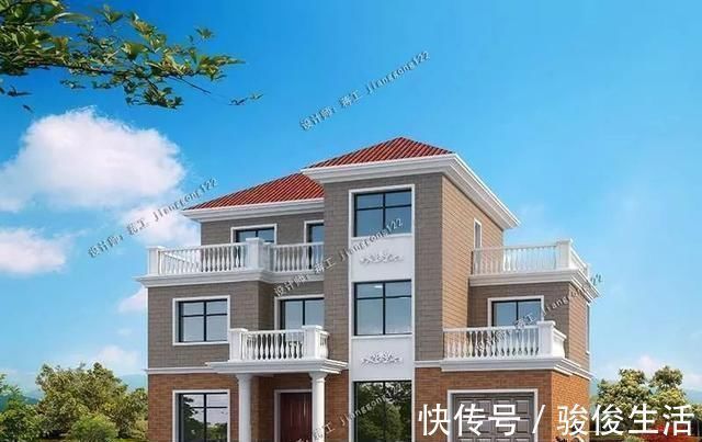 回乡|6款三层农村别墅,带车库30万起,回乡建房有面子有里子