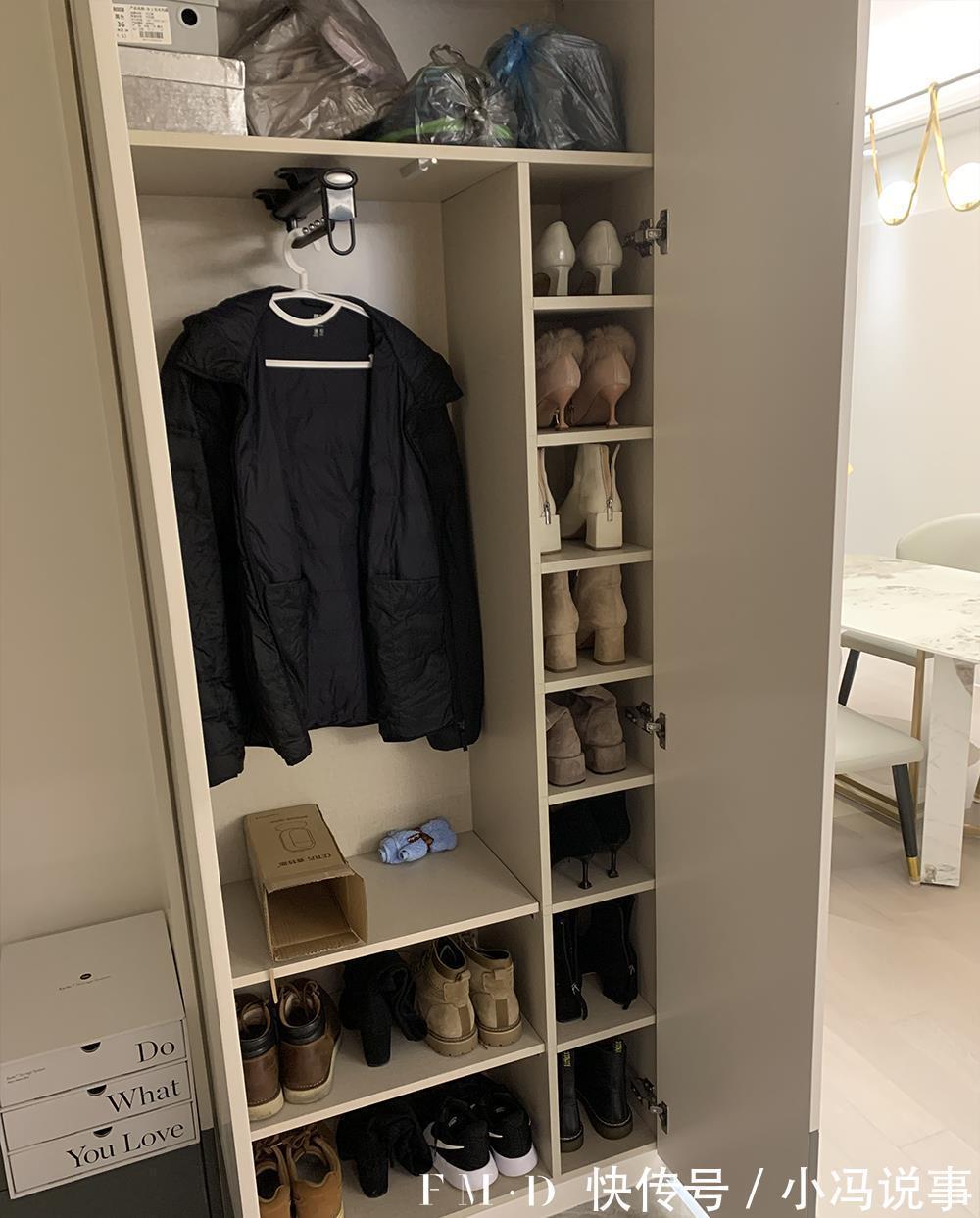 储物型|以后我会装玄关了,过道两边墙装柜子,“二字型布局”给足体面