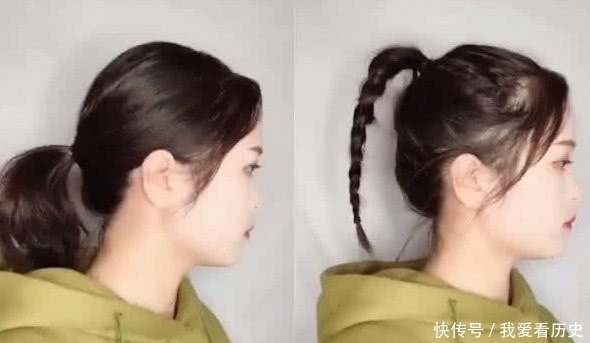 散着头发已经out了,扎这样的仙女辫,直接增高10厘米