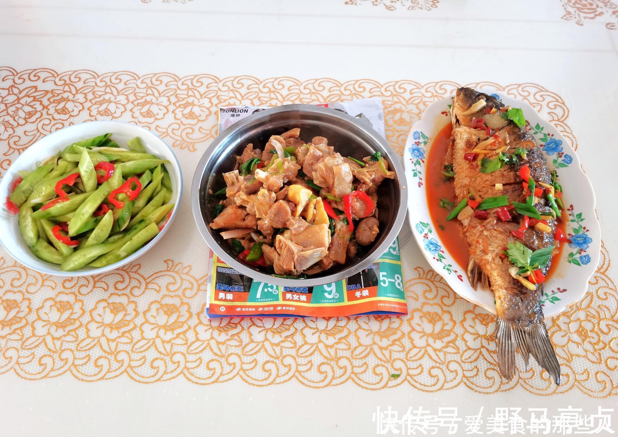 羊羔肉|周末去婆婆家,婆婆大鱼大肉满盆上,网友:别人家的婆婆