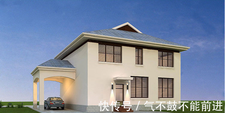 风格|141×11米带车库别墅,现代风格设计,农村建房新潮流