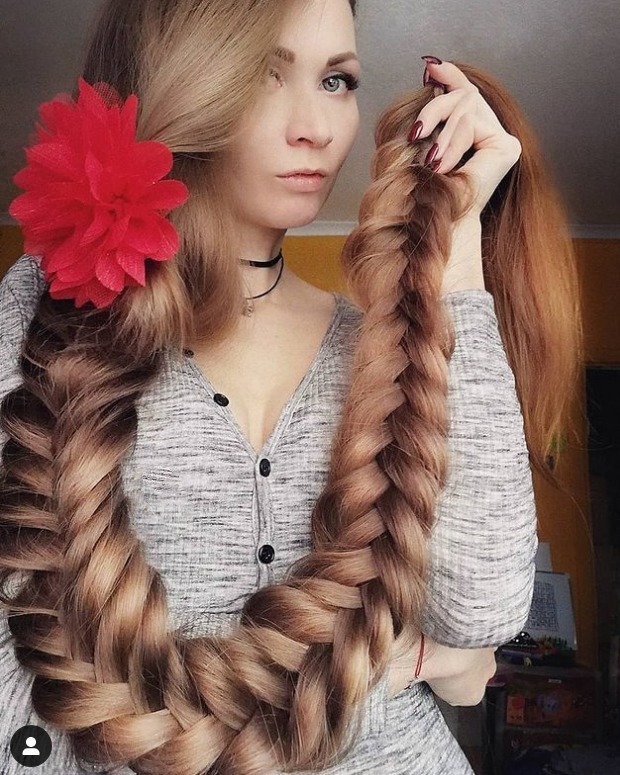 长发公主|现实版长发公主：17年没剪过头发，头发长达1.72米