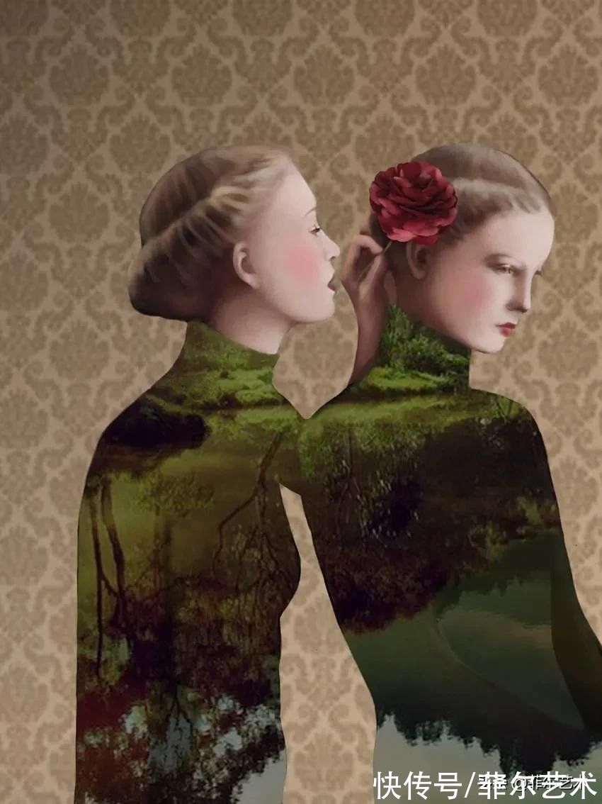 佩特里利！意大利达利亚·佩特里利超现实的、空灵的女性形象油画作品欣赏