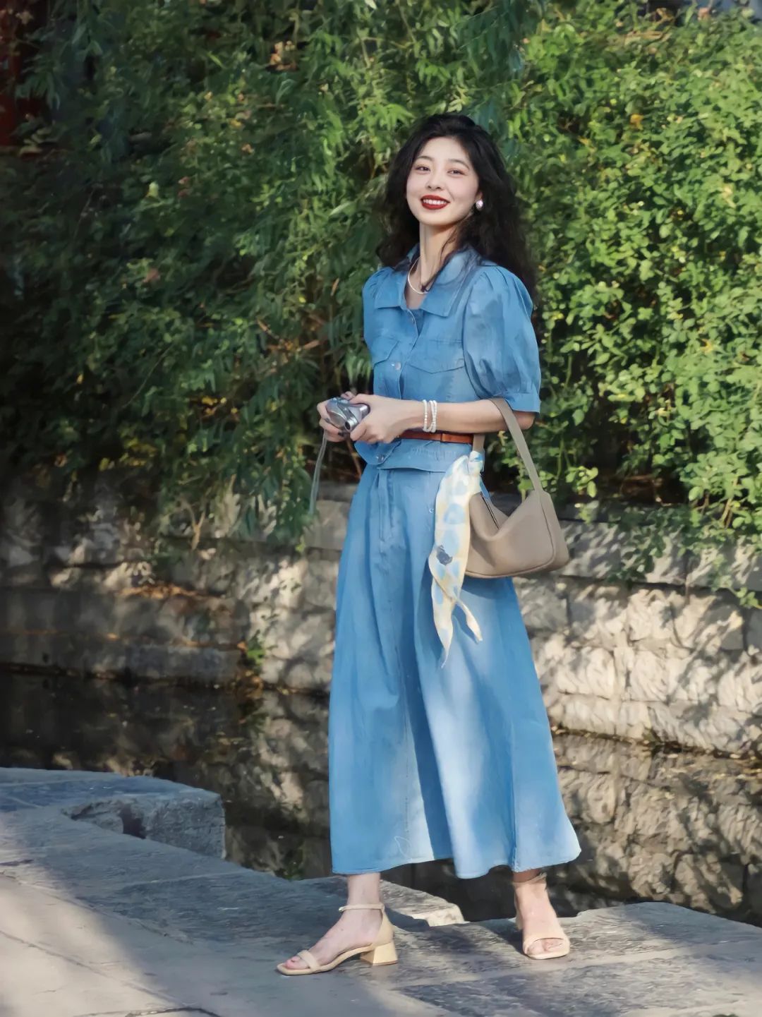 cp|衬衫+裙子、T恤+半裙=小个子夏秋王炸CP,巨洋气