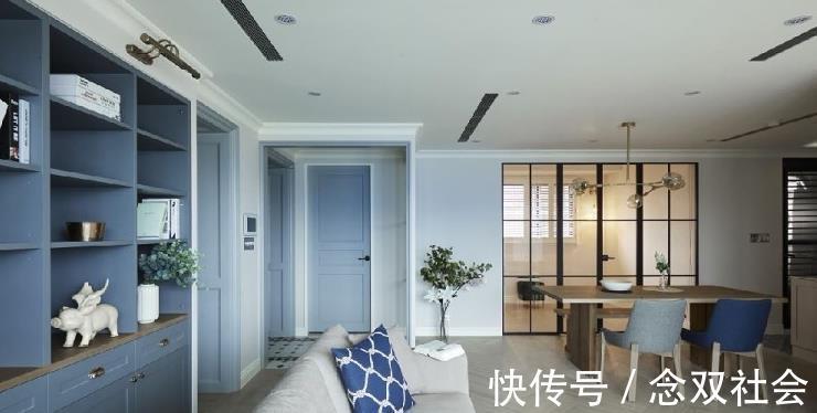 客厅|她家118㎡新房,一入户就把人迷住,全屋干净整洁到令人羡慕,美