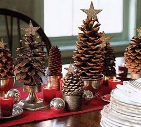 路边随手捡的松果,只需简单2步,让它变成客厅最美风景