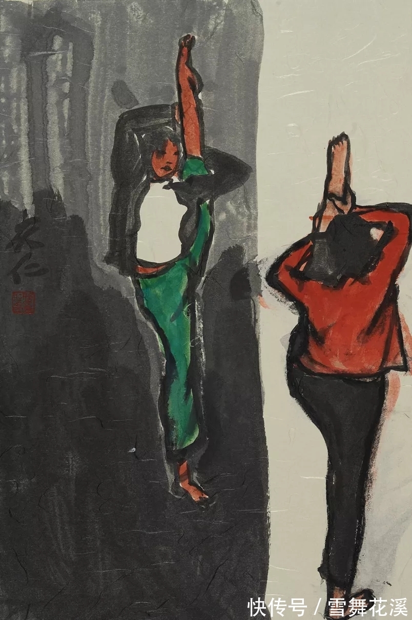 人物画$放下别人就是自己|邢庆仁人物画