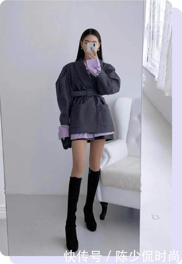 韩国|韩国时尚博主穿搭:高个子女生值得借鉴,小个子也能学到穿得显高