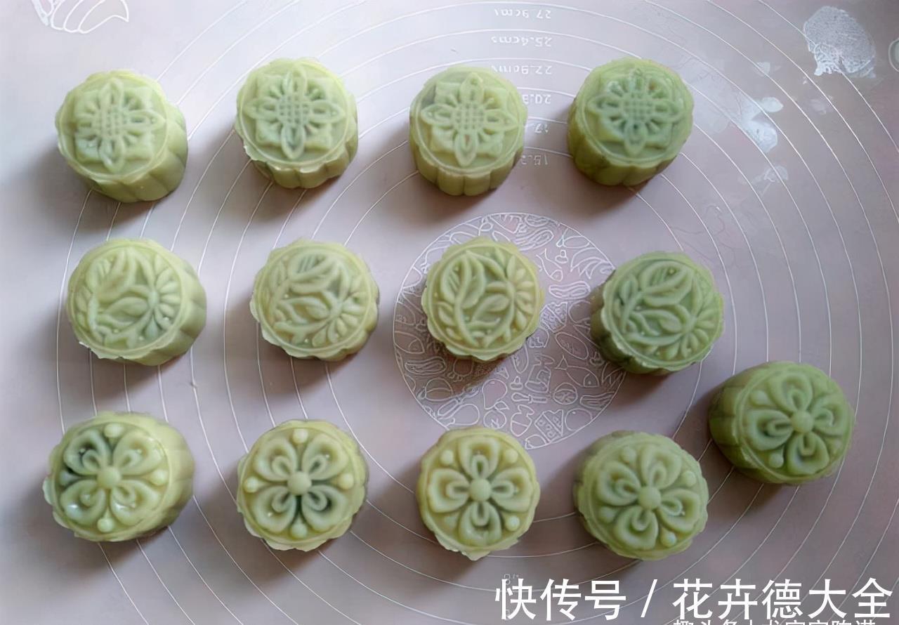 面糊|这月饼Q弹有嚼劲,甜而不腻,不用烤箱零难度,新手也能做出来