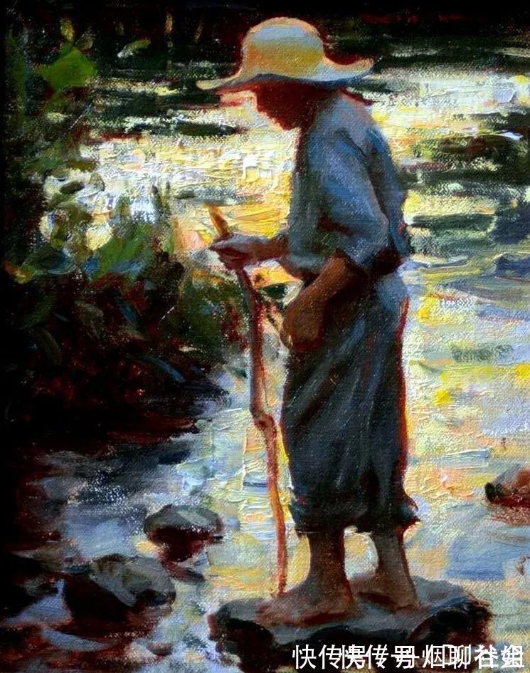 迈克尔!寻找生命中的光,70后印象现实主义画家迈克尔·马尔姆的油画