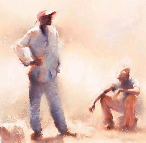 非洲#异域奇境、恍如隔世,艺术家迪兰·斯科特·皮尔斯的水彩画