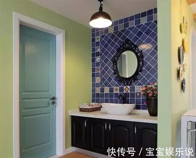 玻璃|卫生间光做干湿分离还不够,9种洗手池隔断,精致美观又实用