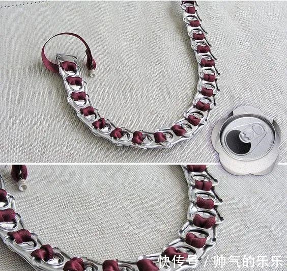 拉环|易拉罐喝完别扔,把环收集,简单的改一改,可做出很多妙用作品