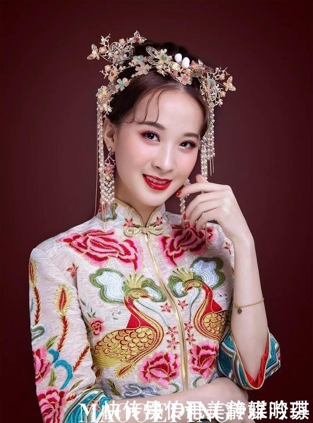 皮筋|惊艳!中式新娘发型这样做,魅力值满分