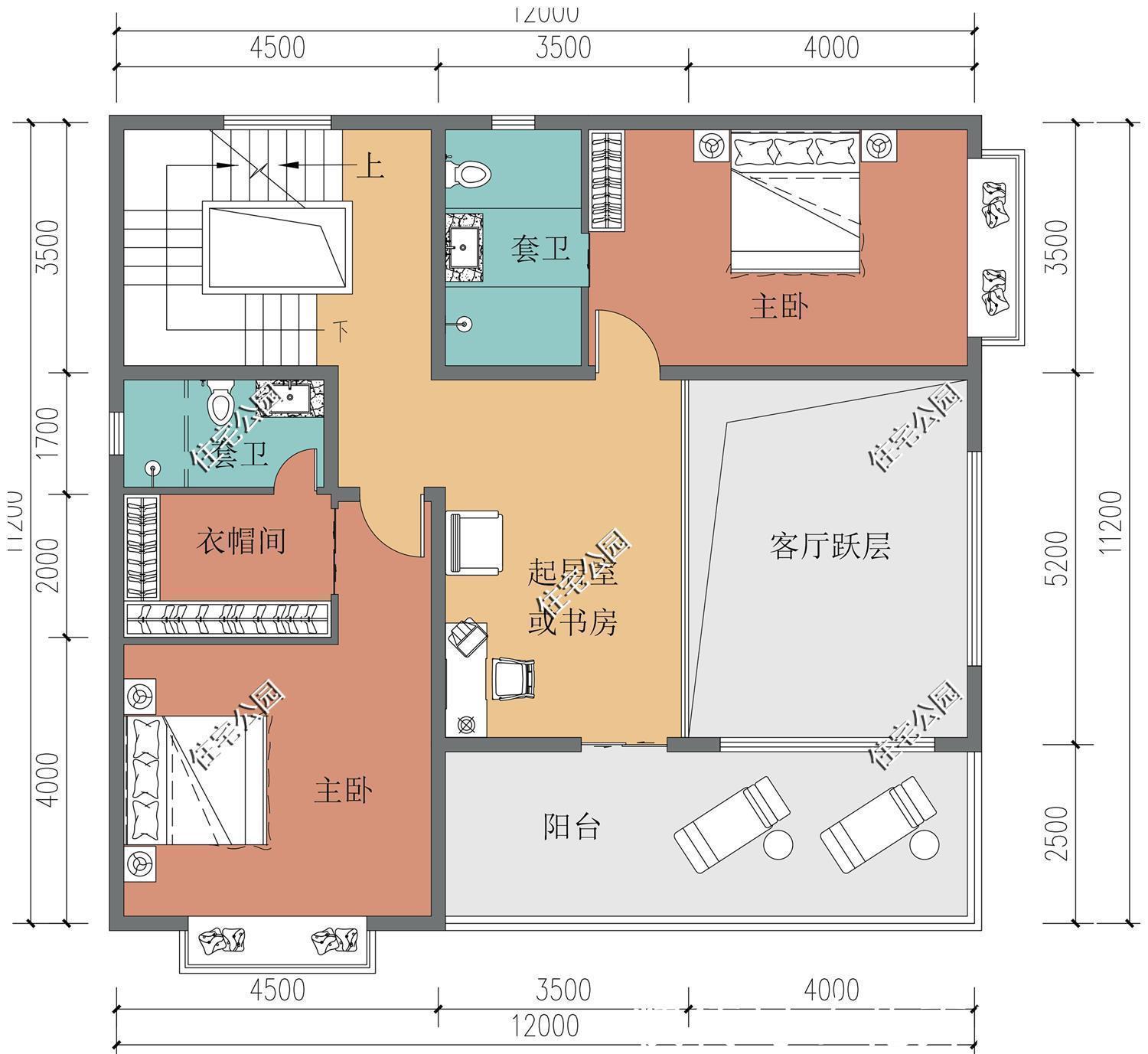 透明亮|备受农村人喜欢的现代别墅，挑空客厅配大露台，38万的造价就能