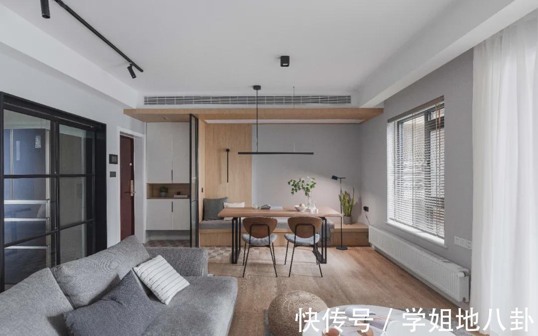 榻榻米床|90后小情侣买下110㎡公寓,舍弃一间房,Get衣帽间+多功能室!