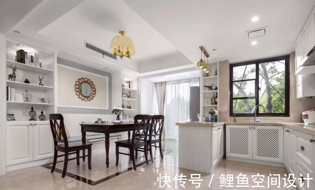 135平现代简美四室 开放式餐厨