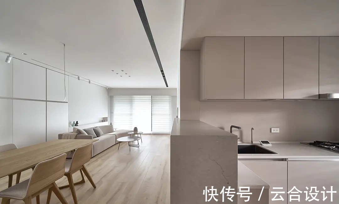 人造景观|云合设计——震惊!这房子真的只有不到100㎡?设计师也忒牛了!