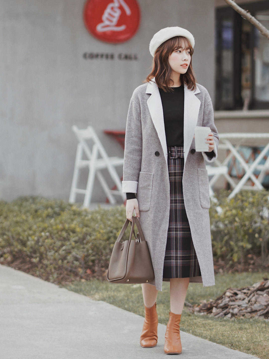 半裙|冬天的三种裙子,优雅又显瘦,搭配大衣,羽绒服也气质, 太温柔了