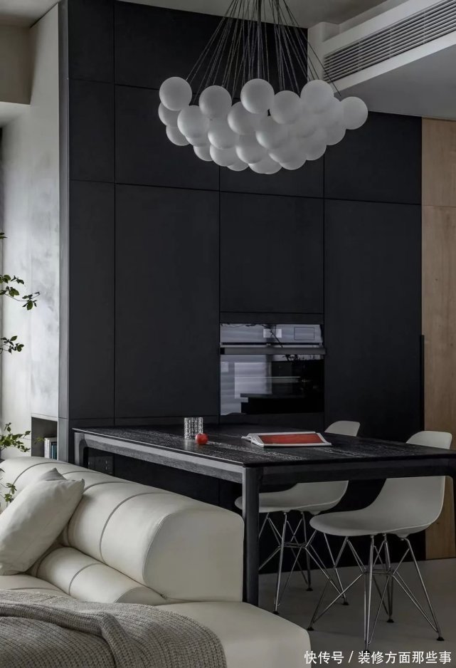 kitchen|100㎡现代风三居室,原来这样做居然可以把小户型住成大平层!