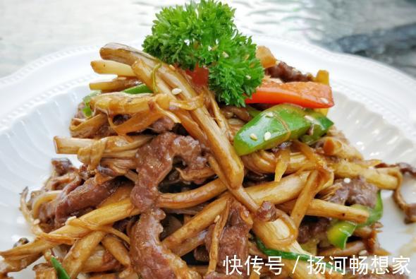 莴笋叶|美食推荐茶树菇炒牛肉,葱烧老豆腐,炒鸭血,家常毛血旺