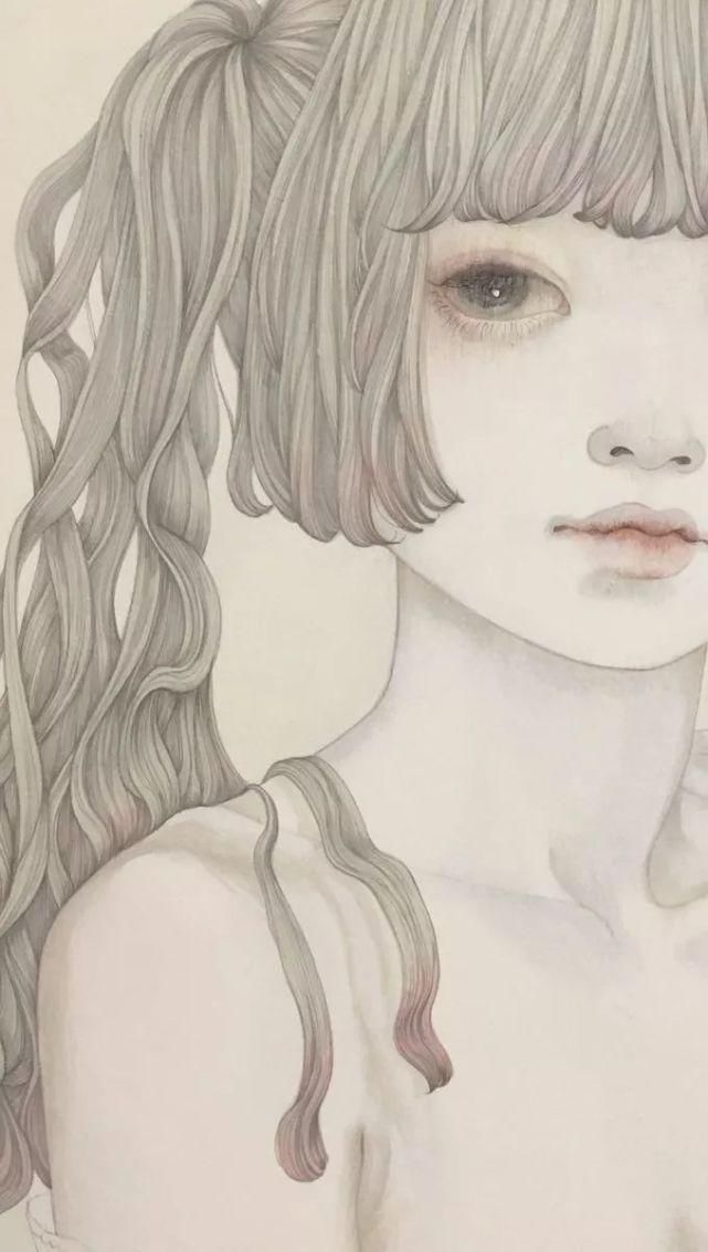 心声&她的铅笔插画,画出每个女孩的心声,美到让人陶醉~