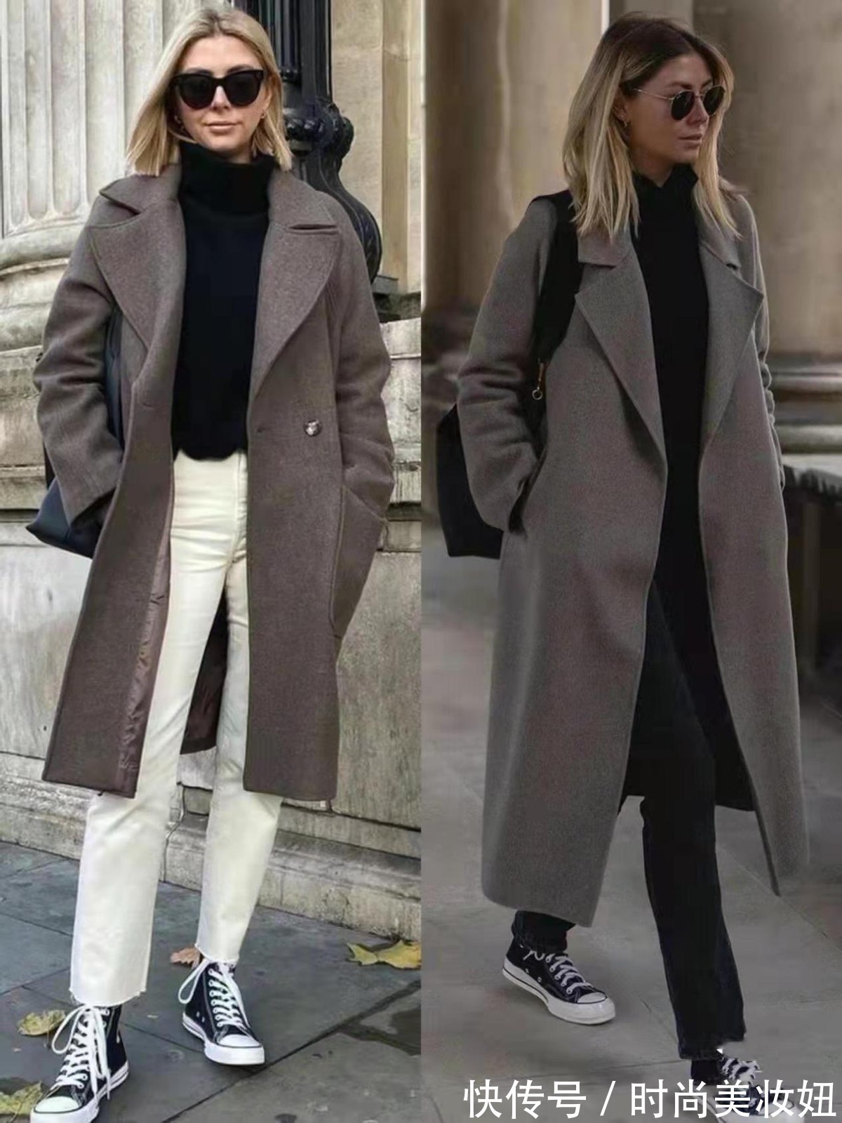 小白鞋|上了40岁的女人,尽量少穿高跟鞋,一双帆布鞋搭遍所有又减龄