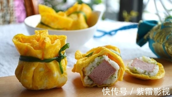 花样|简单有寓意的福袋，造型惊喜，把米饭也能换花样做着吃。