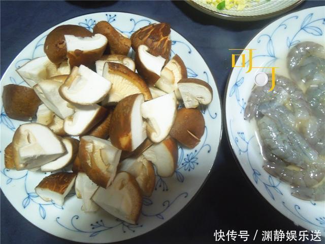 家庭|好吃易做的香菇炒虾仁,食材很简单,家庭餐桌方便实用,一学就会
