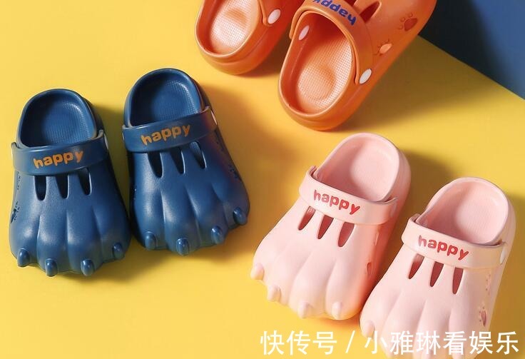 拖鞋|别乱给孩子穿鞋,看我媳妇带回来的洞洞鞋,好看又舒适