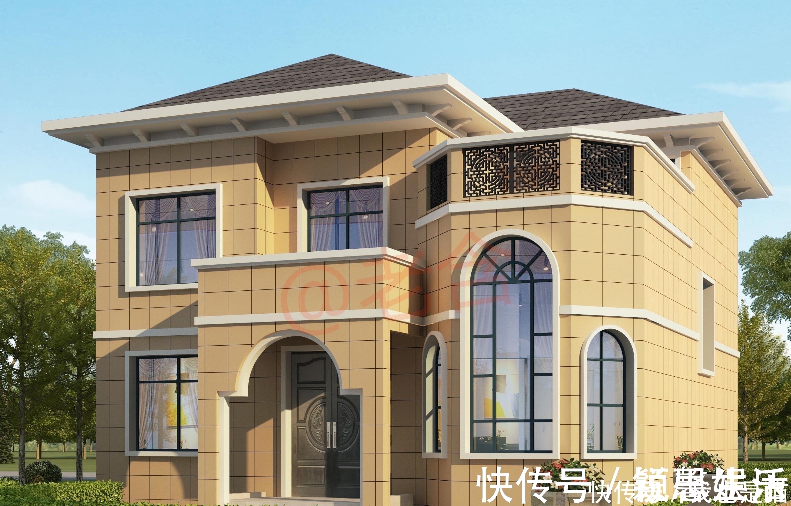 大姐|百里挑2,大姑选欧式自建房,小姑选新中式,谁的好看,喜欢收藏