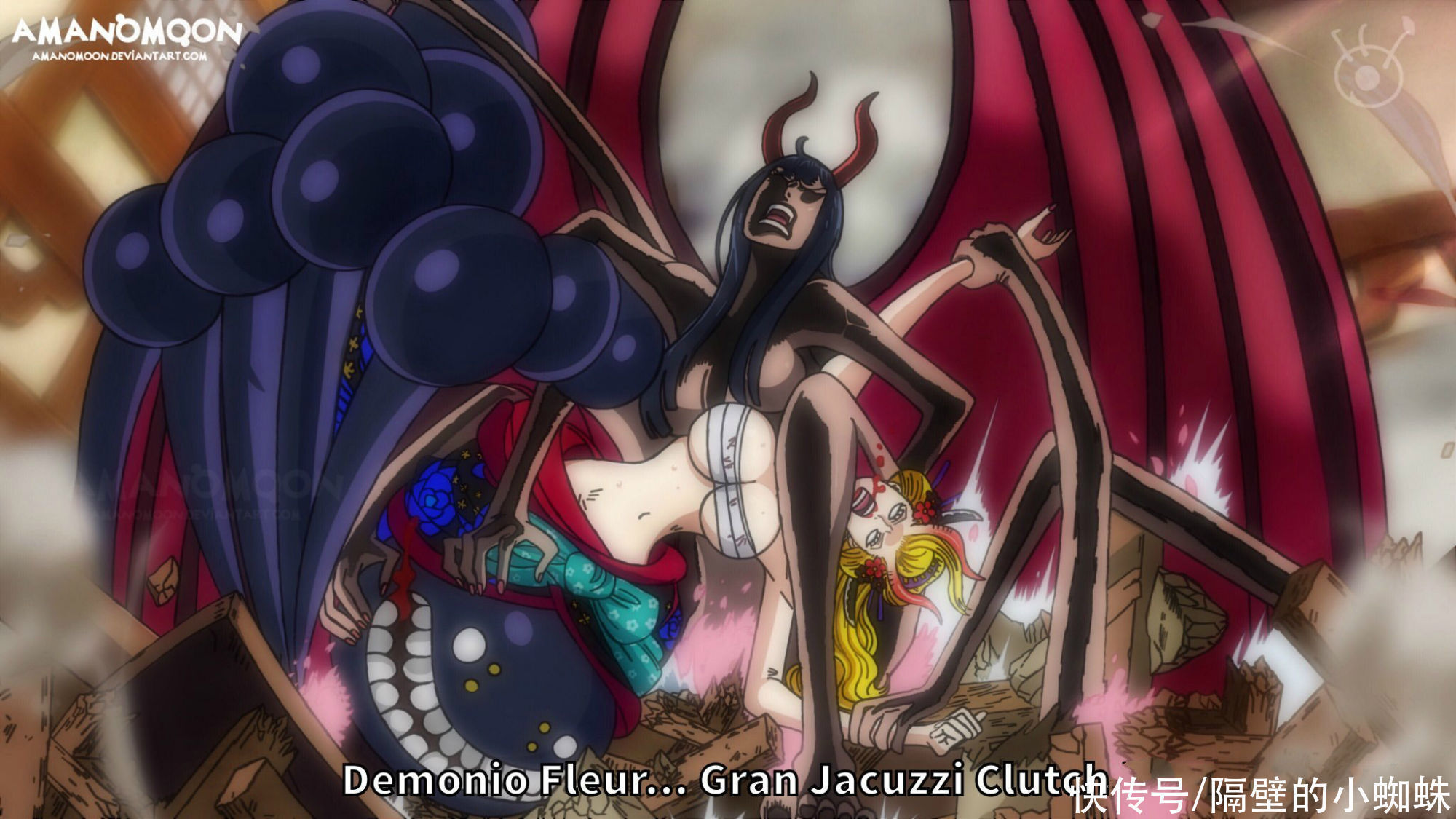 大招|海贼王1022话:情报图来袭!索隆山治开大招,秒杀烬和奎因