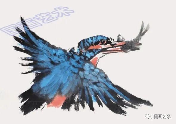  绘制出翠鸟|图文教程：轻松学画黄鹂、翠鸟