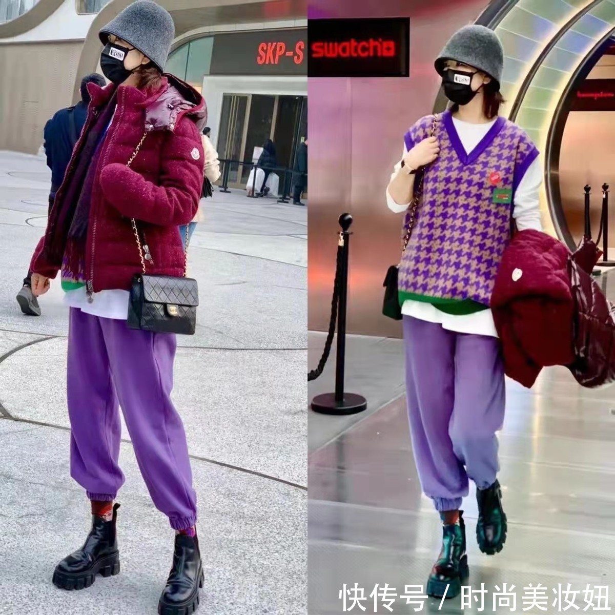 卫衣 这位50岁阿姨太会穿了,每一套都洋气减龄,说30岁都信