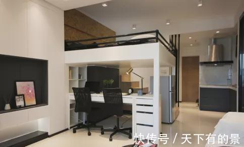 年轻人|60㎡LOFT空间明亮有情调，玩出了年轻人该有的新境界！