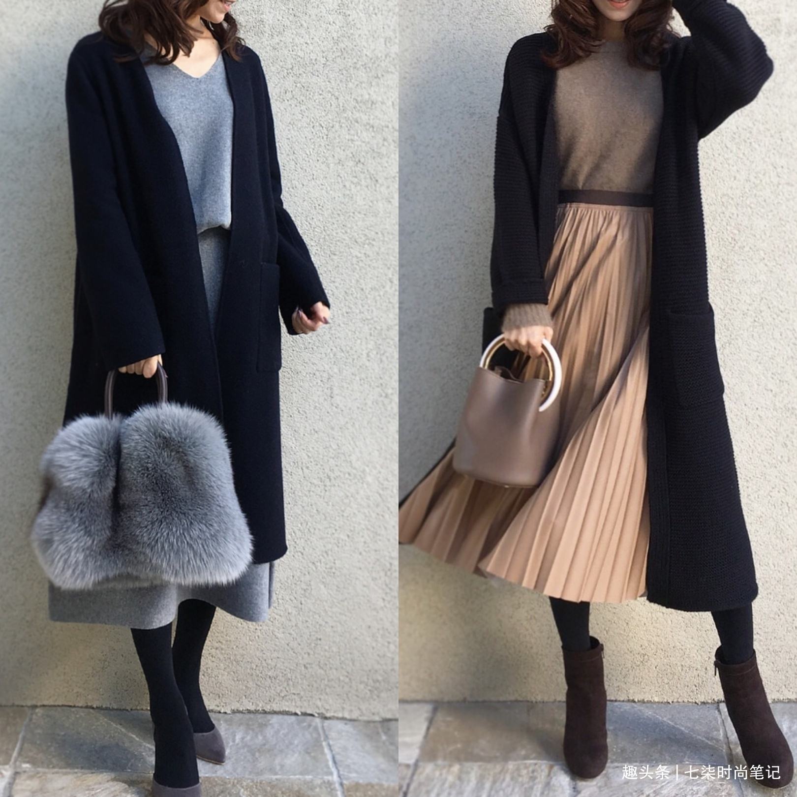 中年女人入秋怎么穿日本博主的穿搭示范,大气优雅值得借鉴