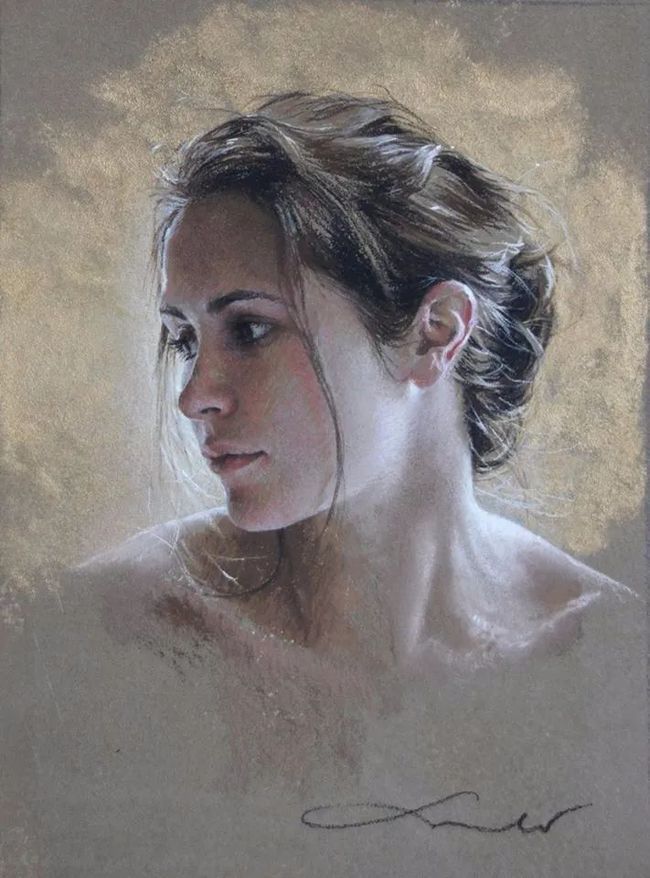 美术学院|她是大师,她的色粉画作美得令人浮想联翩!