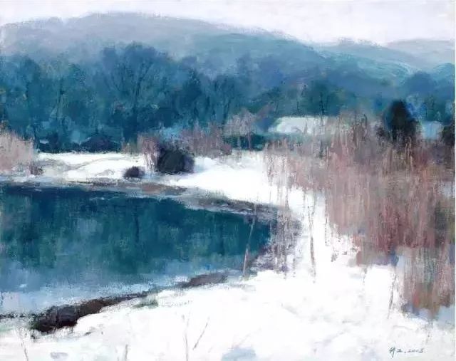 高级色彩,沈行工独特的诗意性油画