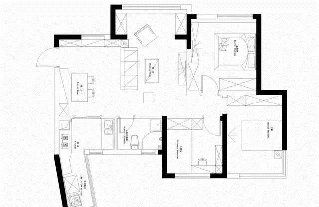装出|116平北欧风三居,小户型装出了豪宅范儿,年轻人的潮流追捧