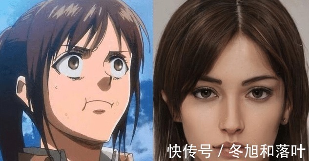 韩吉|大神用AI制作出《进击的巨人》主角,艾伦痞帅,三笠和兵长像兄妹