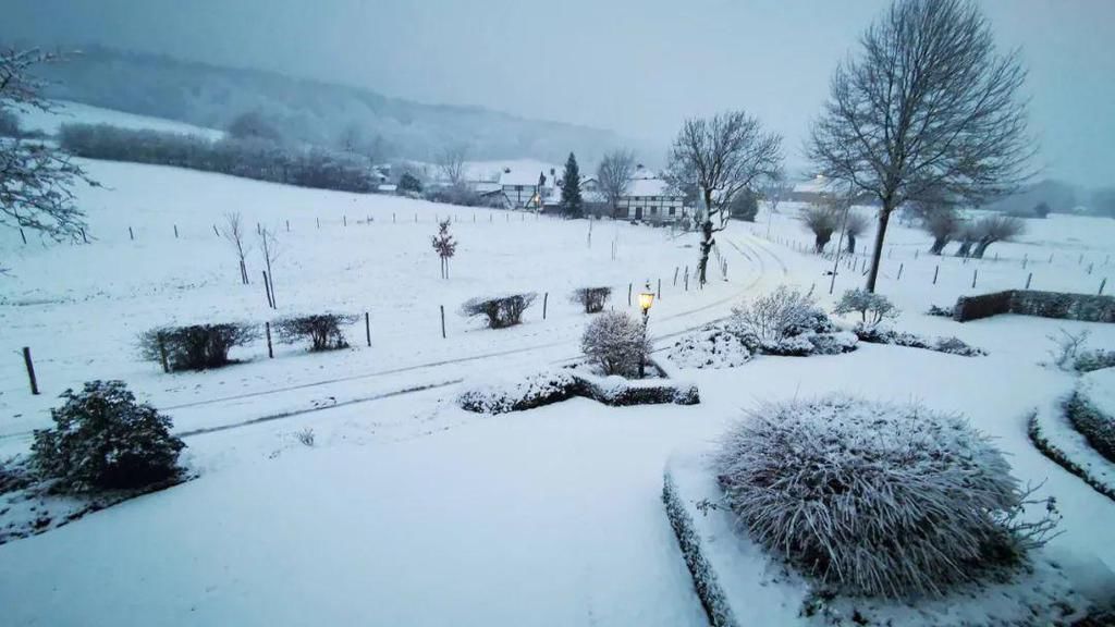 荷兰出现白雪皑皑风景，林堡下雪了！