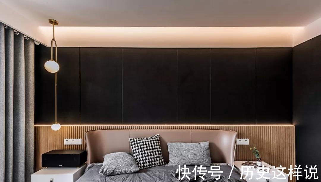 黑白灰|77平两居室户型，现代简约风，时尚又实用（附平面图）