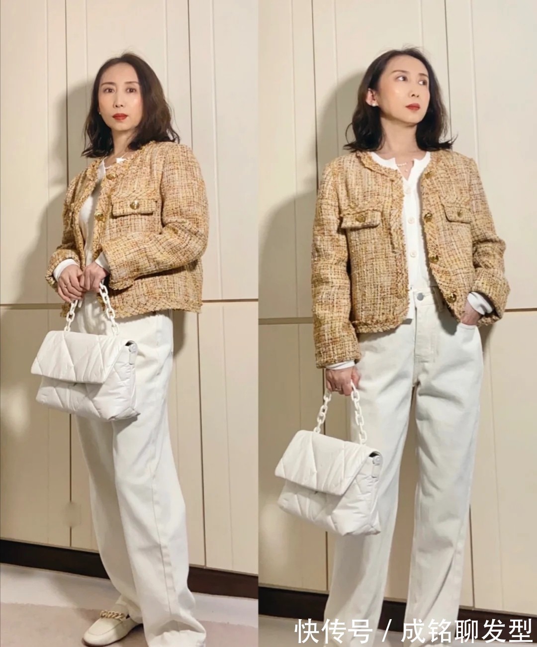 妈妈们 五十岁的女人会不会穿搭,学会这三点就行,和身材长相关系不大