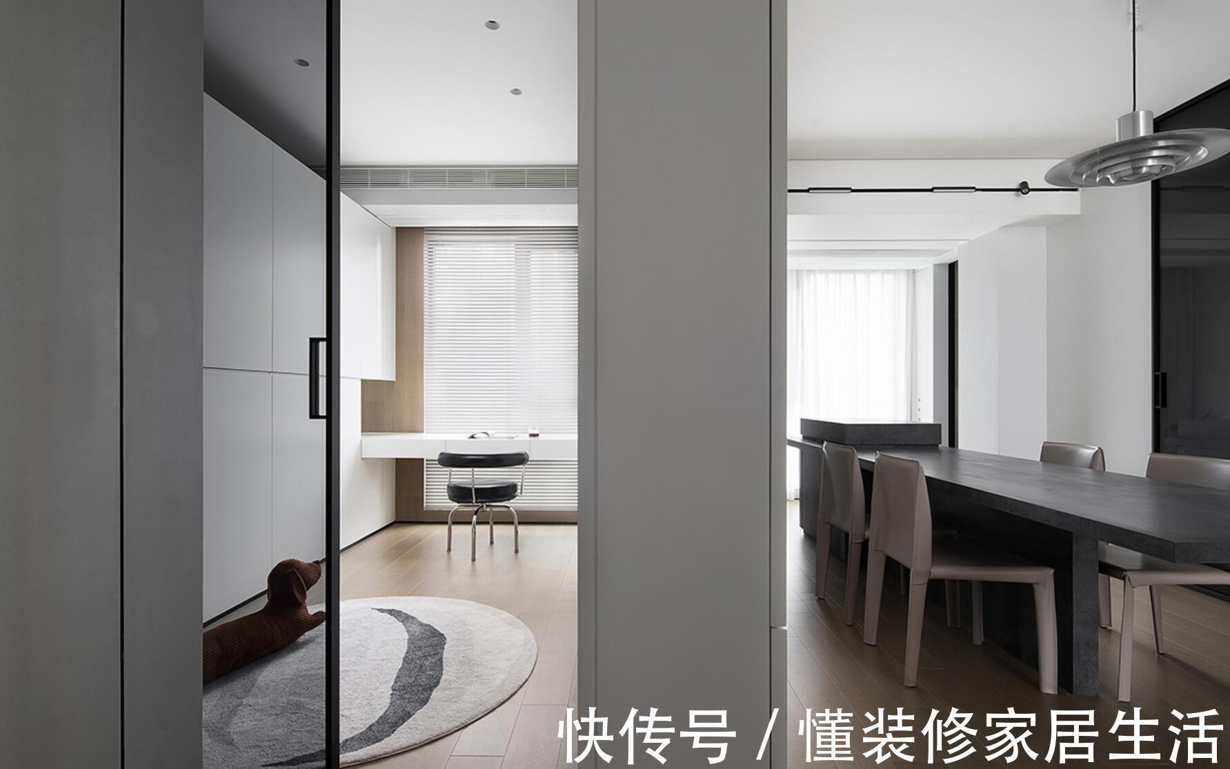 储物柜|为追求极简主义,她将新家装修得一尘不染,完工后太高级了