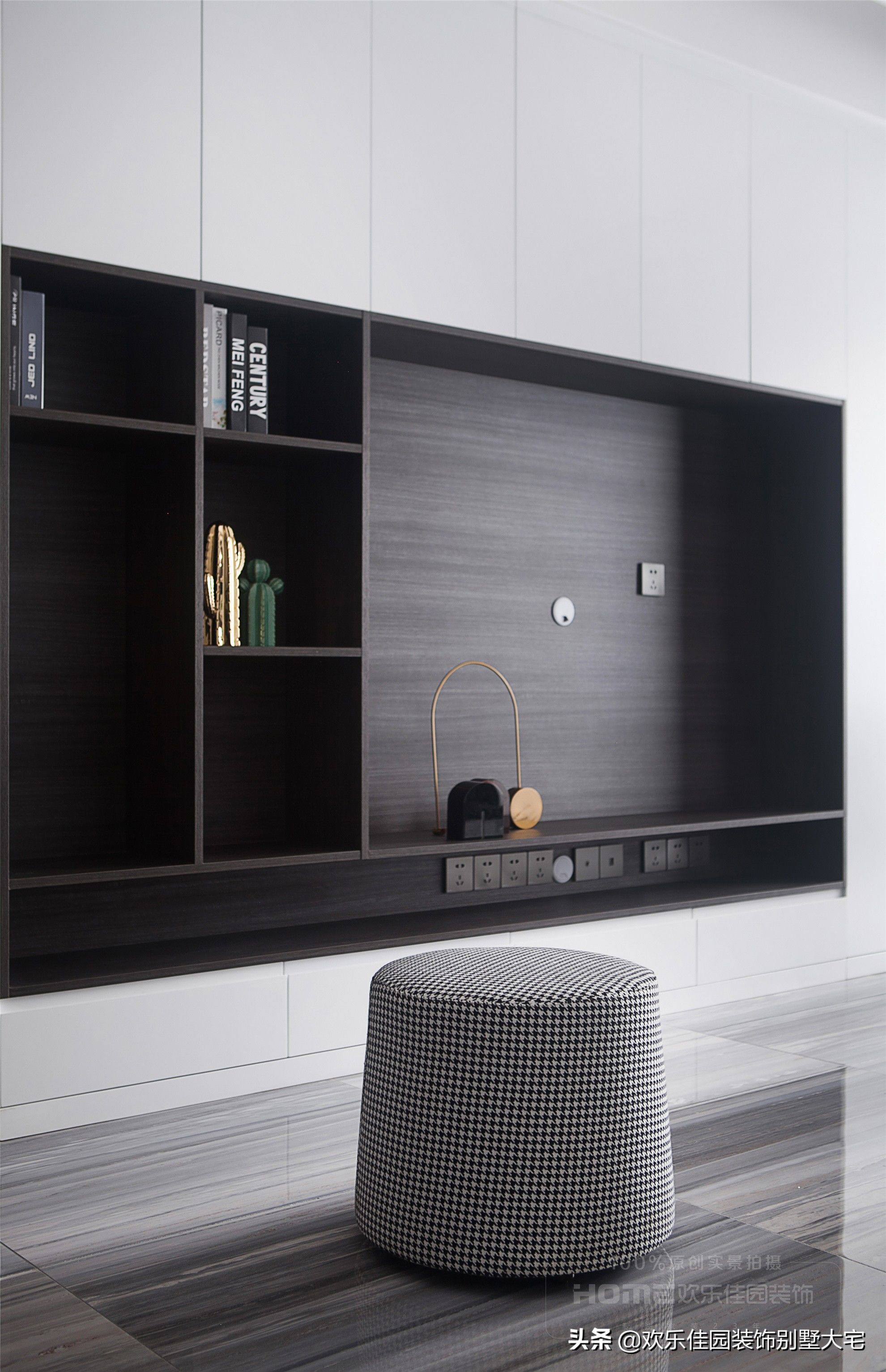 现代|135平现代简约，流行背景墙，快来抄作业