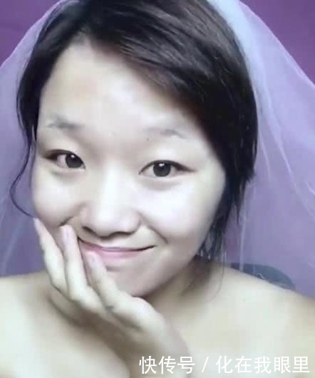 吓跑|新娘婚后用剪刀卸妆吓跑新郎,妆后差别判若两人,网友:骗婚