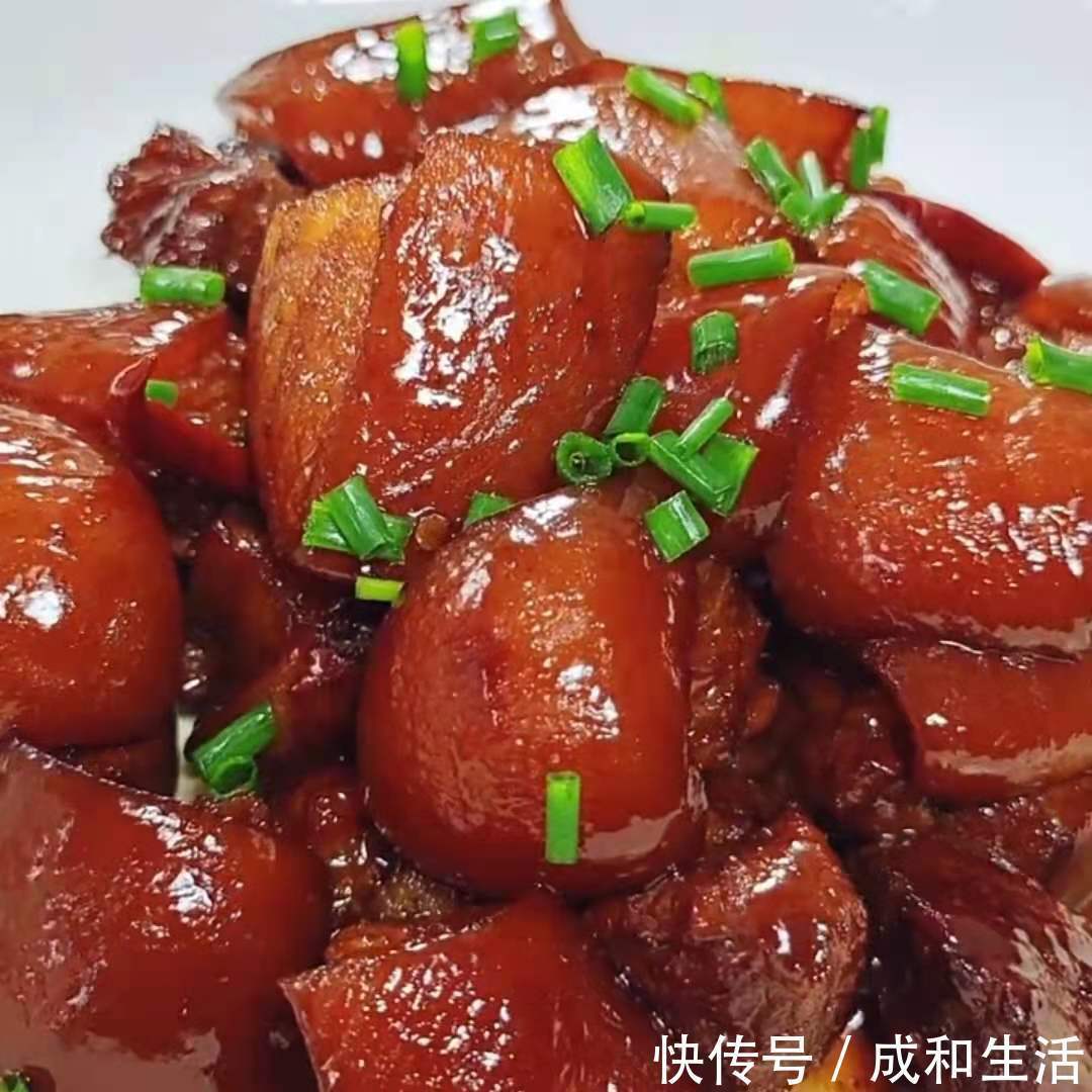 美味|教大家做美味的家常菜，红烧肘子肥而不腻，家人喜欢