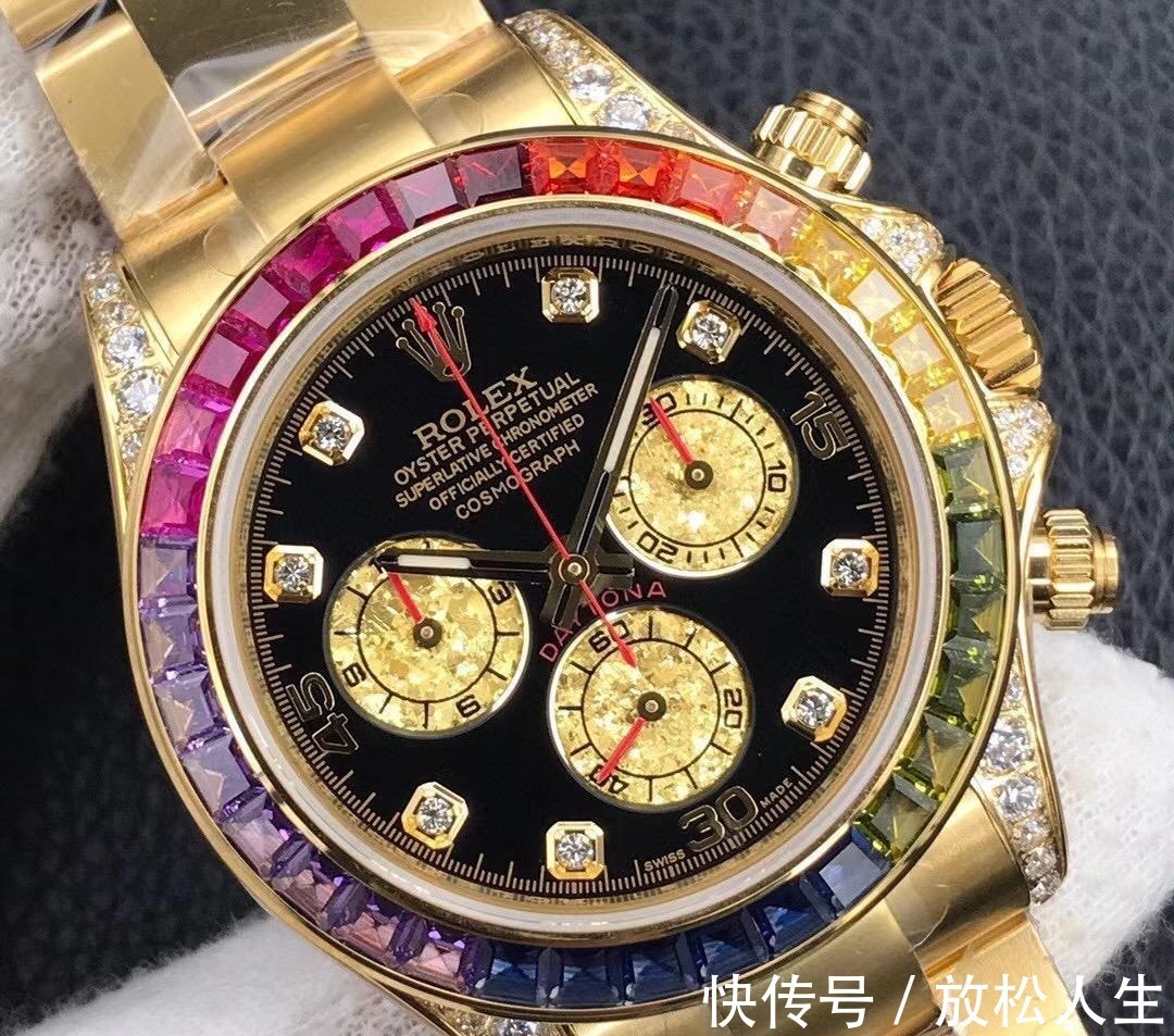 机芯@BL厂劳力士彩虹迪通拿7750机芯复刻表值得入手吗!