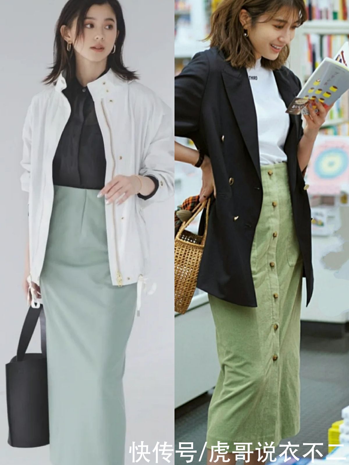 春季流行的“绿色系”，穿对了令人眼前一亮，难怪日本女性都爱穿